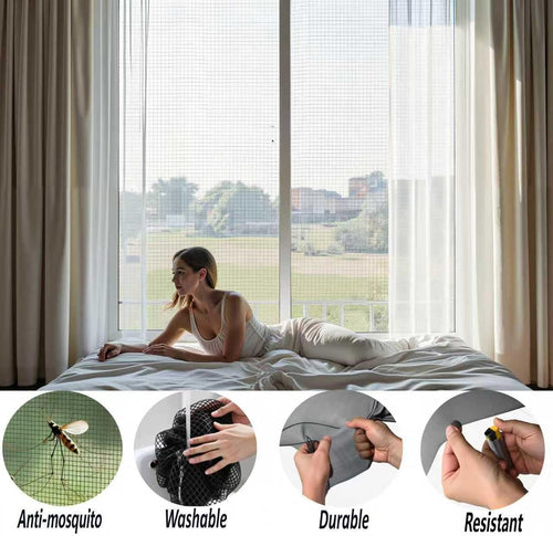 48"x100ft Windows Screen Mesh, Black Fiberglass Screen Roll, Durable Screen Door Replacement for Patio Screen,Porch Screen Window Door