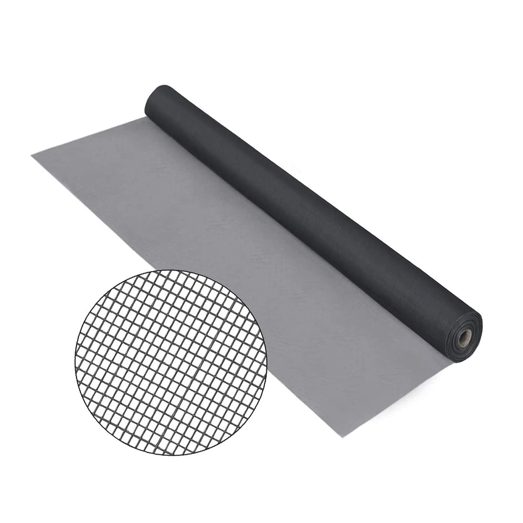Fiberglass Window Screen Roll 96in x 100ft DIY Custom Screens Replacement Mesh for Windows Doors Patio Screens Premium Pet Proof Screen Porch Screen for Outdoor Kitchens Tree Houses Pool Houses