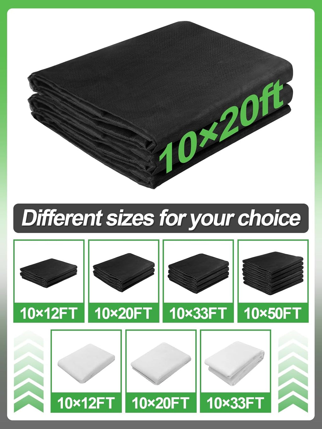 Stronger Garden Mesh Netting - 10 x 20 ft PP Nanocomposite Bird Net Barrier, Mosquito Netting Screen for Outdoor Plants Vegetables Patios Balconies Terraces, Shading Rate 33% (Black)