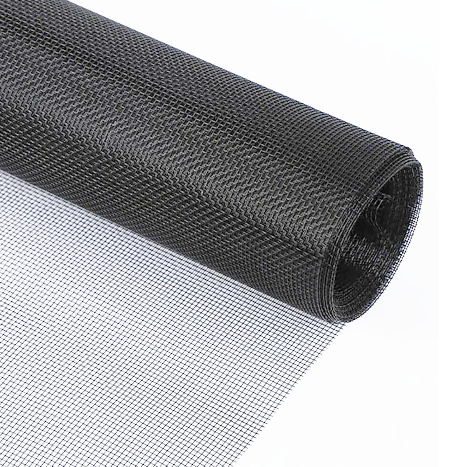 48"x100ft Windows Screen Mesh, Black Fiberglass Screen Roll, Durable Screen Door Replacement for Patio Screen,Porch Screen Window Door