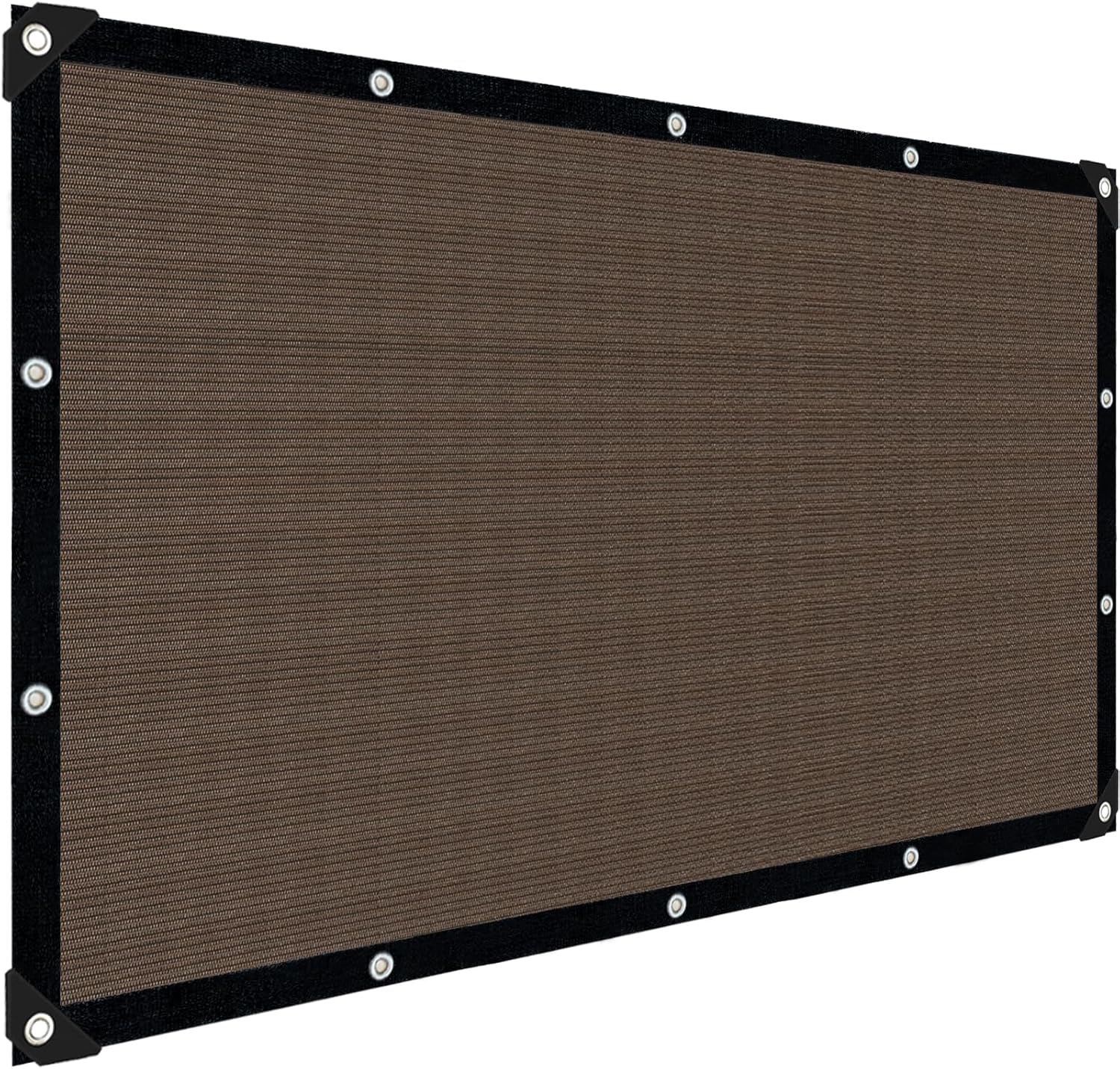 Sun Shade Cloth for Outdoor Patio,Pergola Shade Cover with Grommets Deck Shade Privacy Screen Balcony,90% UV Protection Shade Fabric Brown Sunshades for Garden Backyard Outdoor,Mocha-8x10FT