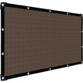Sun Shade Cloth for Outdoor Patio,Pergola Shade Cover with Grommets Deck Shade Privacy Screen Balcony,90% UV Protection Shade Fabric Brown Sunshades for Garden Backyard Outdoor,Mocha-8x10FT
