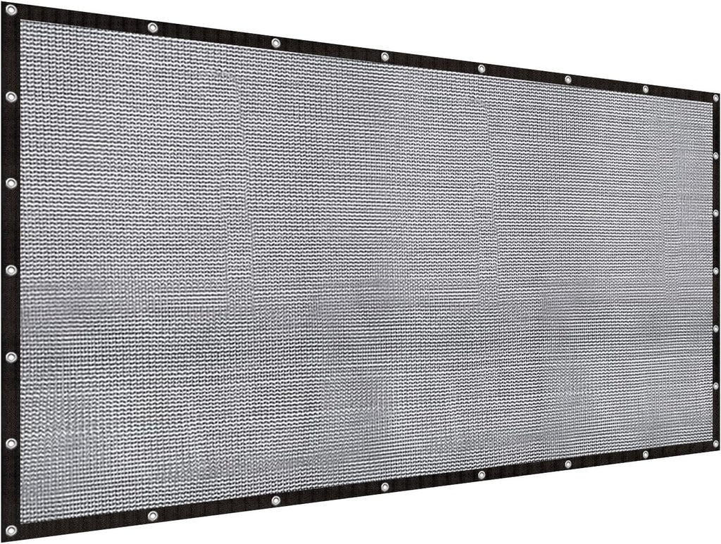 LOVE STORY 10x12FT Shade Cloth for Plant Heavy Duty Knitted Mesh Tarp with Grommets Screen Mesh Netting for Garden Patio Porch Pools Greenhouse Dump Truck
