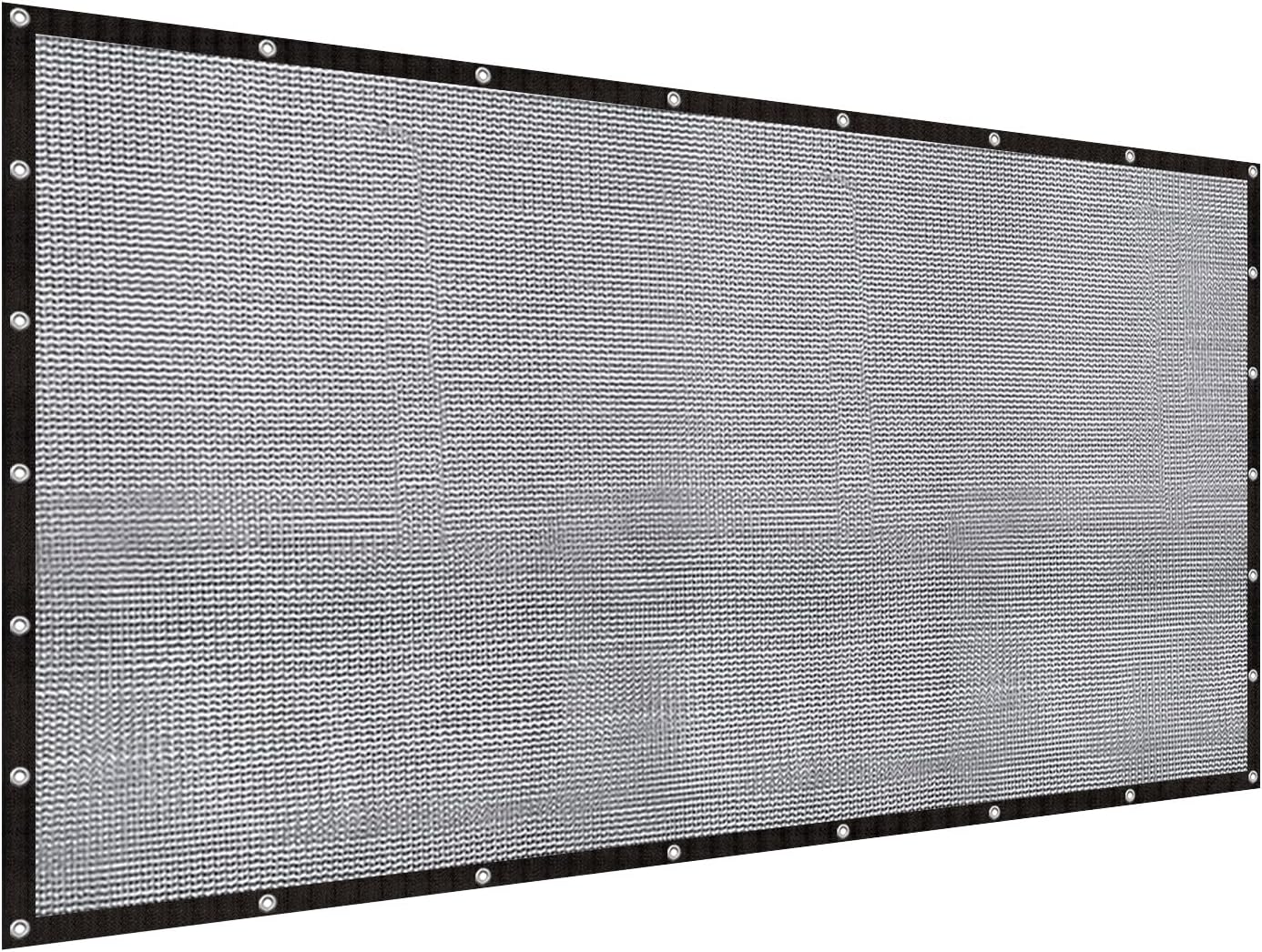 LOVE STORY 10x12FT Shade Cloth for Plant Heavy Duty Knitted Mesh Tarp with Grommets Screen Mesh Netting for Garden Patio Porch Pools Greenhouse Dump Truck