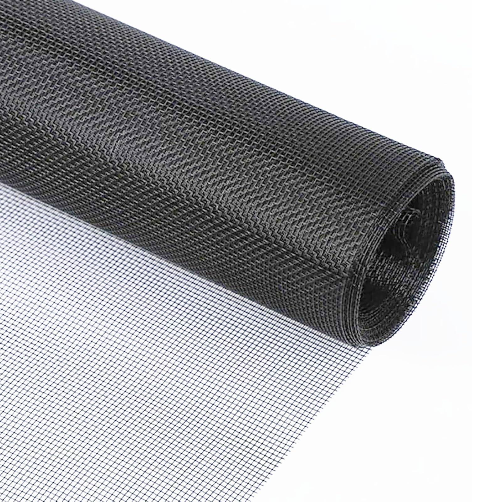 48"x100ft Windows Screen Mesh, Black Fiberglass Screen Roll, Durable Screen Door Replacement for Patio Screen,Porch Screen Window Door