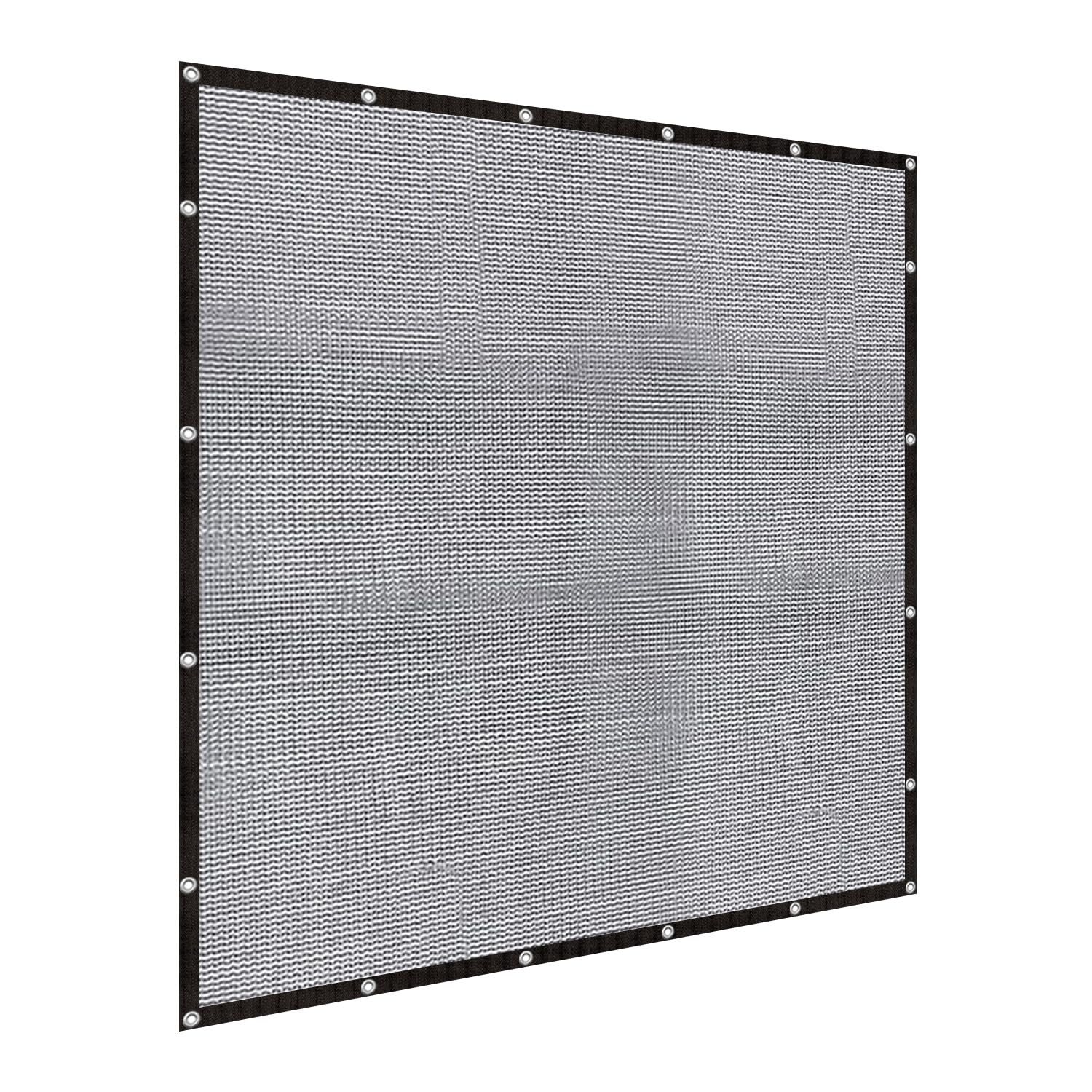 LOVE STORY 10x12FT Shade Cloth for Plant Heavy Duty Knitted Mesh Tarp with Grommets Screen Mesh Netting for Garden Patio Porch Pools Greenhouse Dump Truck